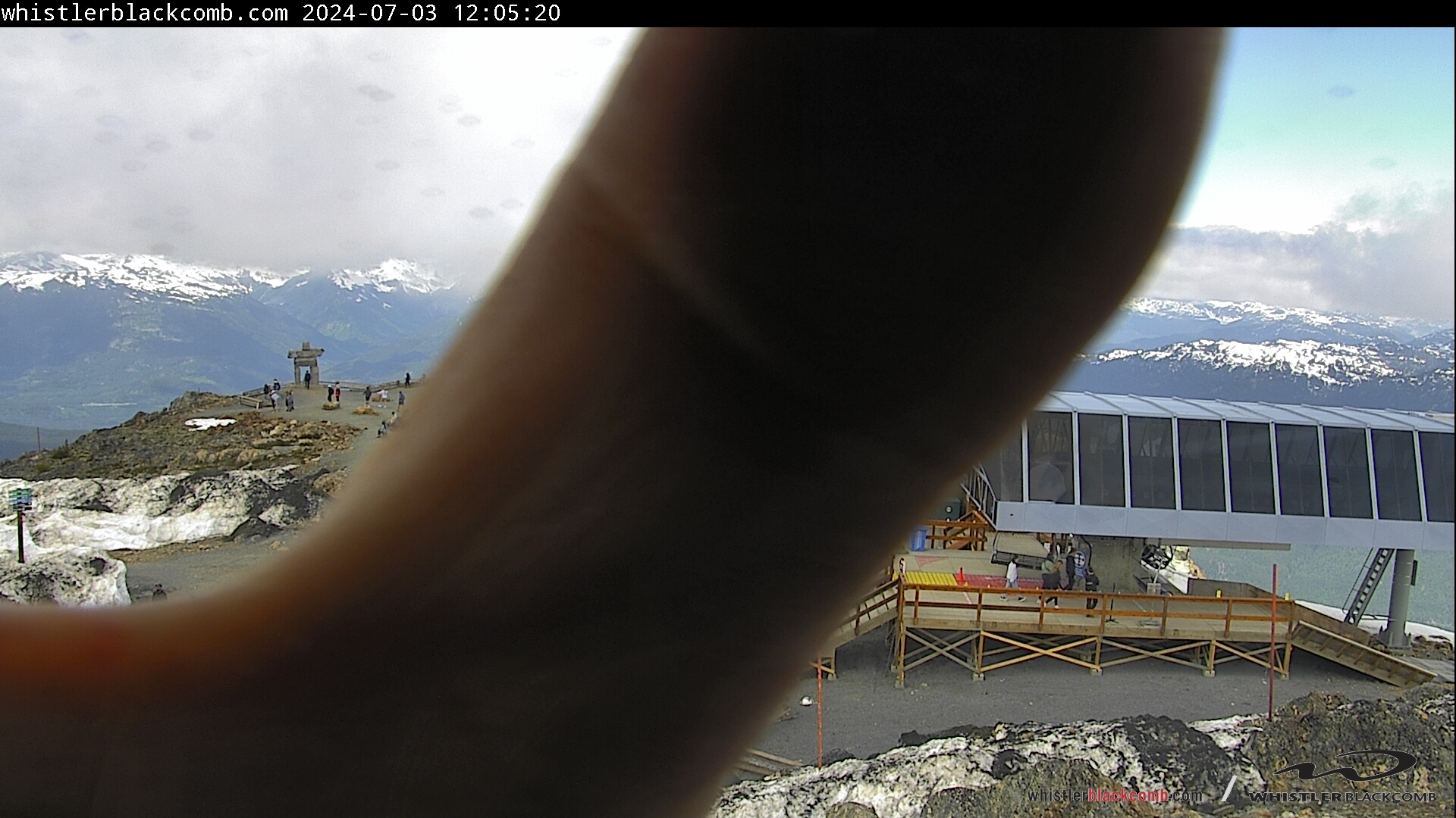 The Peak Cam at the Summit of Whistler Mountain